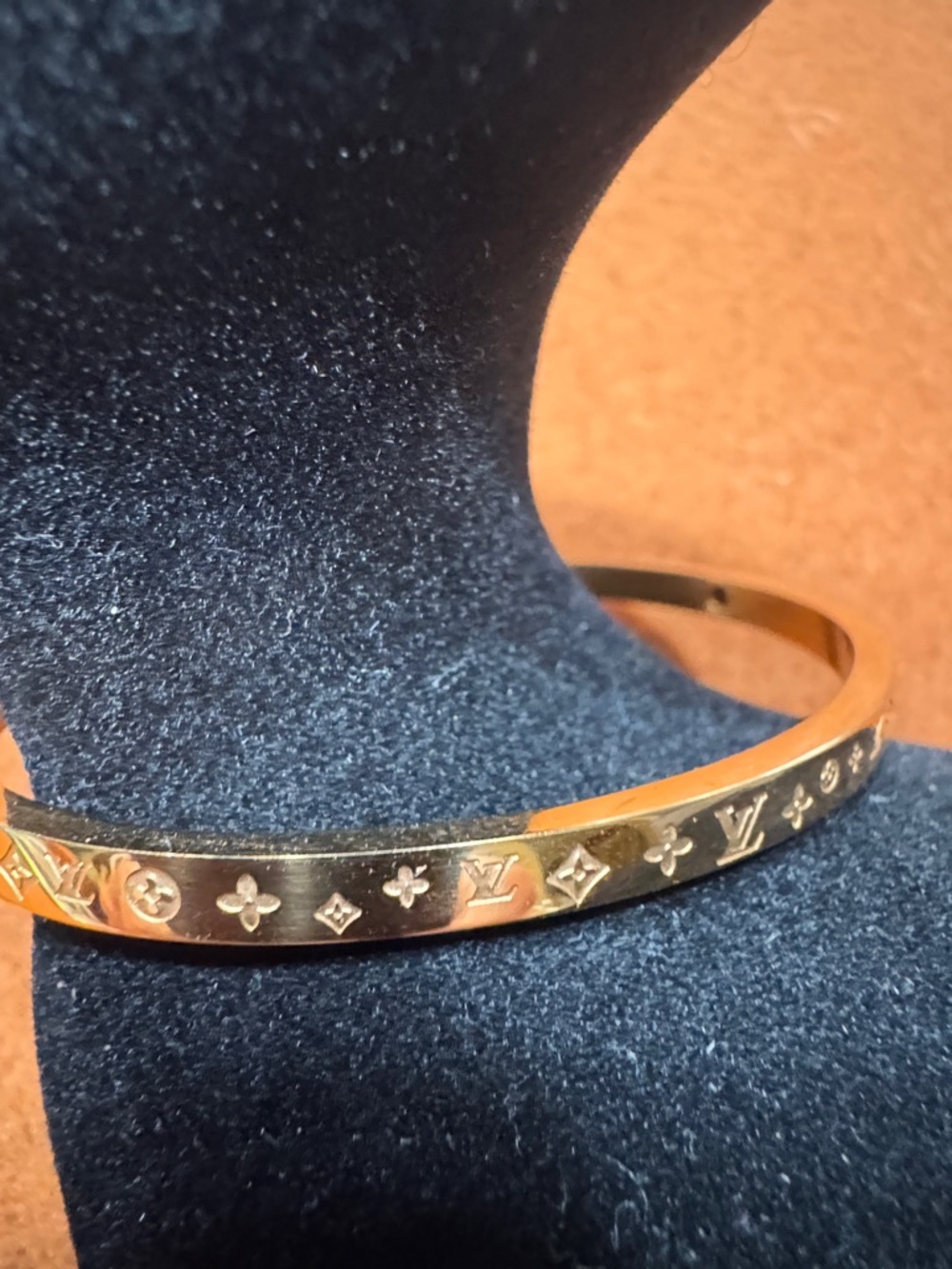 Rose Gold Tone Bangle Bracelet